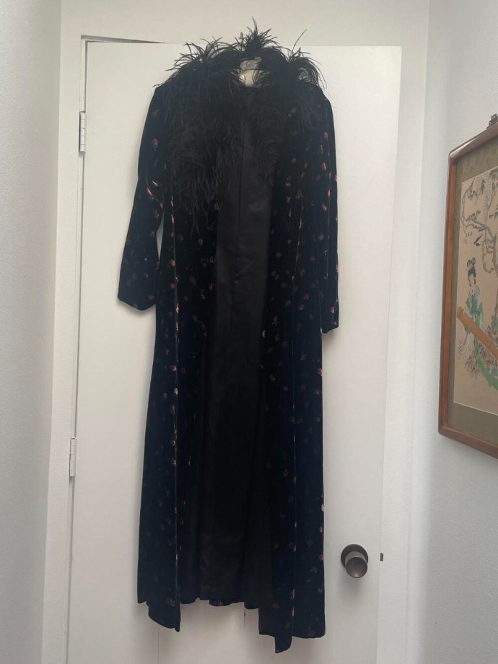 Vintage Betsey Johnson Evening marabou duster - Picture 2 of 4